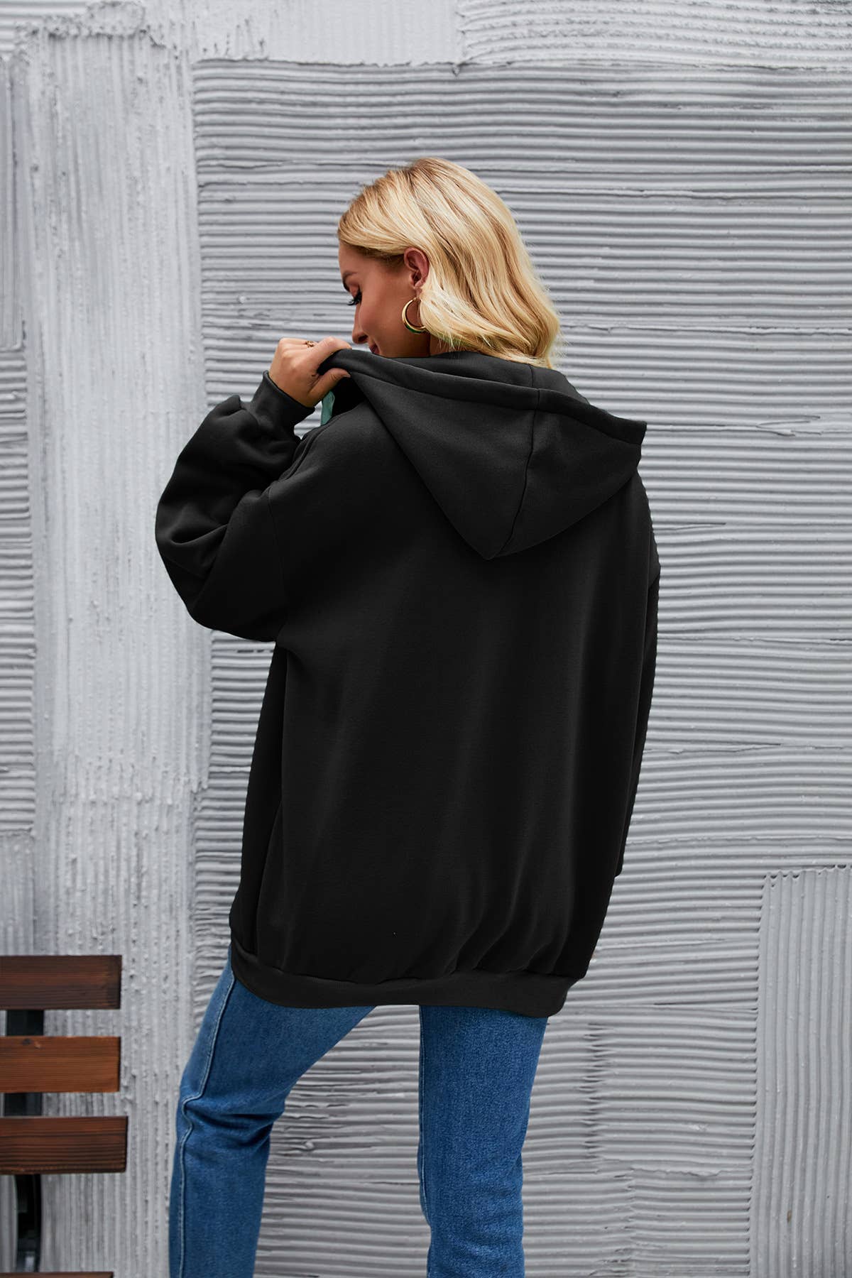 Fashionable hoodie casual cardigan