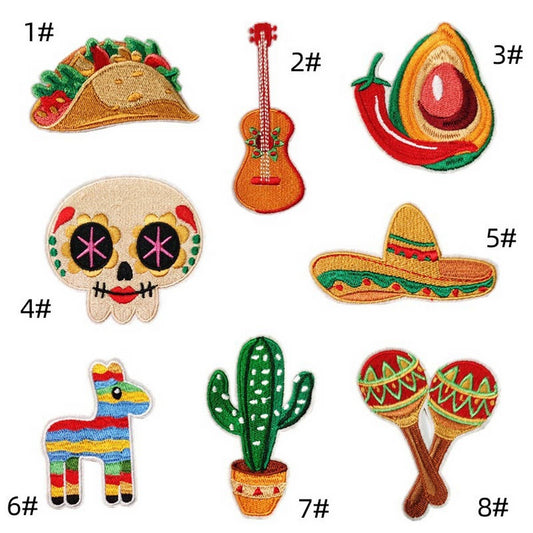 COLORFUL CARTOON CREATIVE EMBROIDERY PATCH