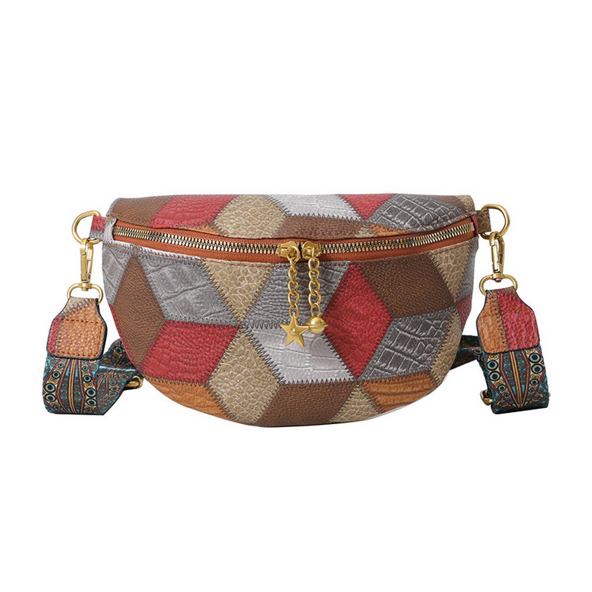 RETRO STITCHING CHEST BAG CROSSBODY BAG_CWAB2075