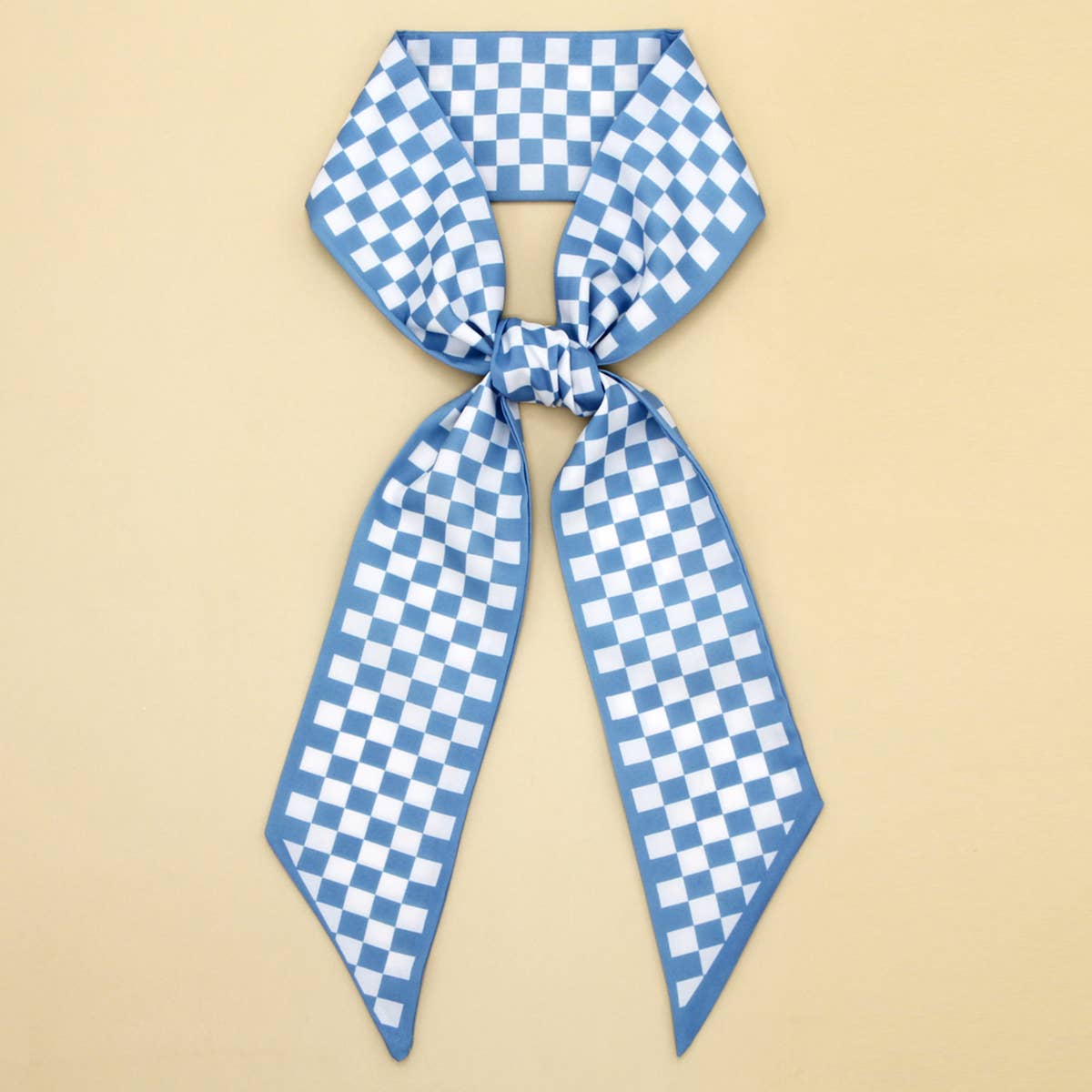 Floral Letter  Scarf Hair Tie Ribbon