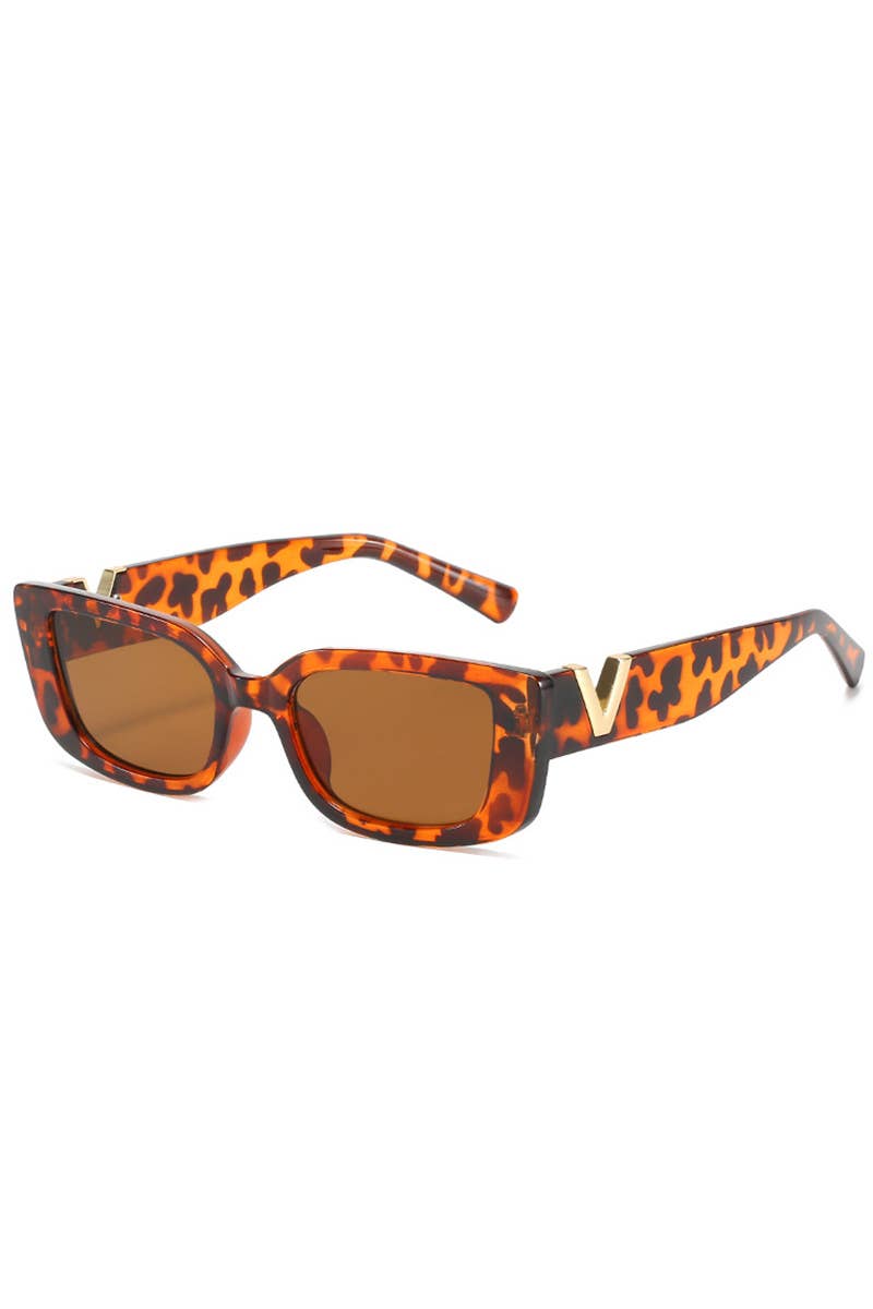 WIDE FRAME CAT EYE FASHION SUNGLASSES