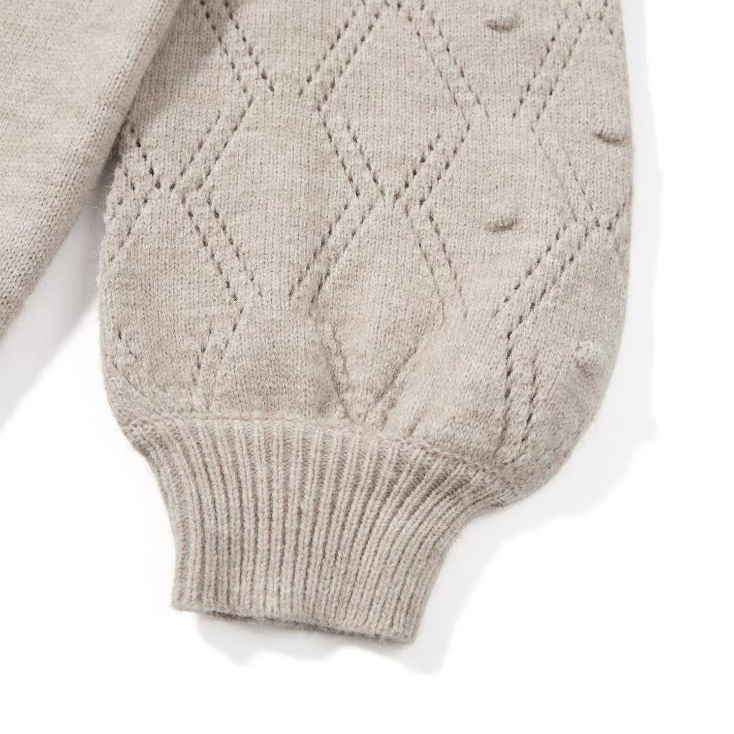 COMFORTABLE SOLID COLOR CASUAL V-NECK SWEATER