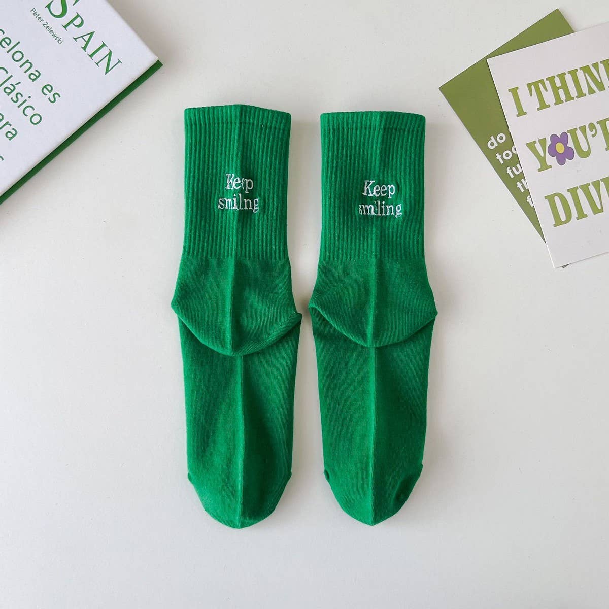 CWMS2508_2025 NEW LETTER EMBROIDERY MIDDLE SOCKS