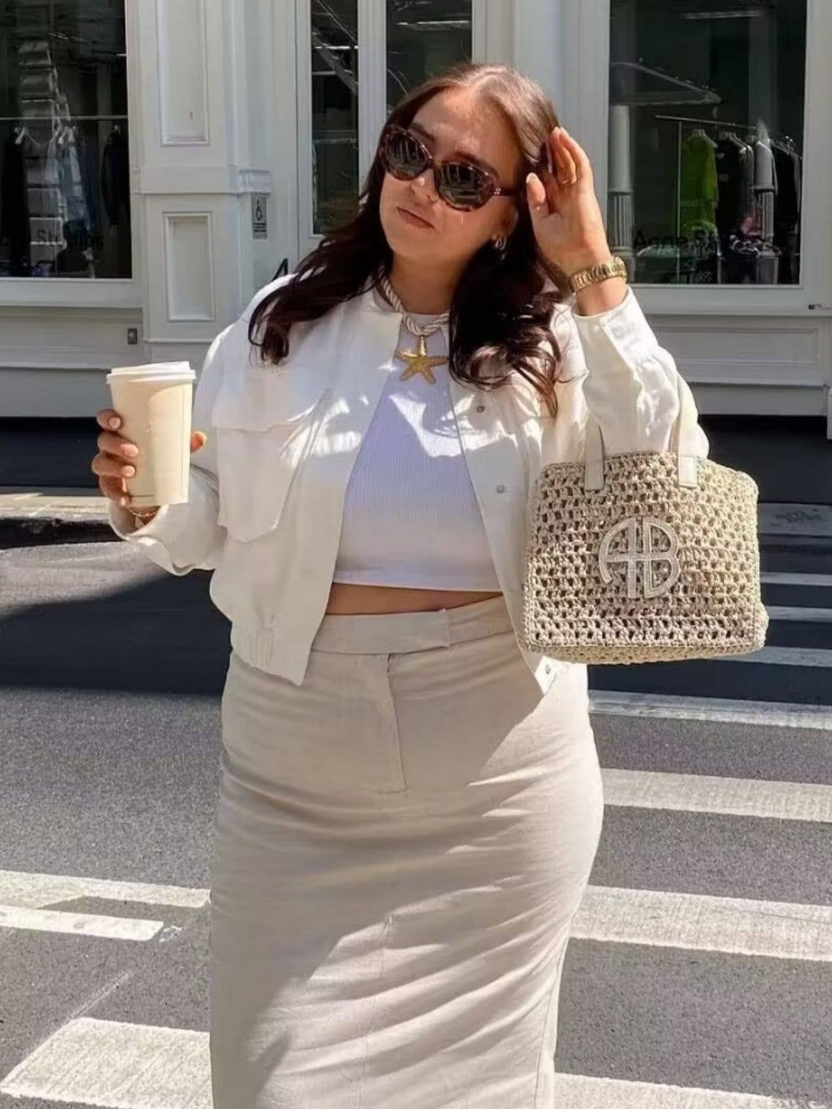 Cotton linen blended solid-color pilot jacket