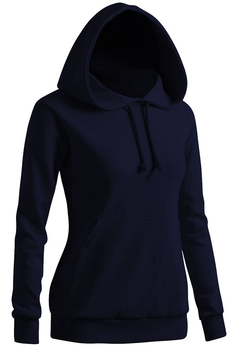 KWOHOL044_Basic Lightweight Pullover Hoodie
