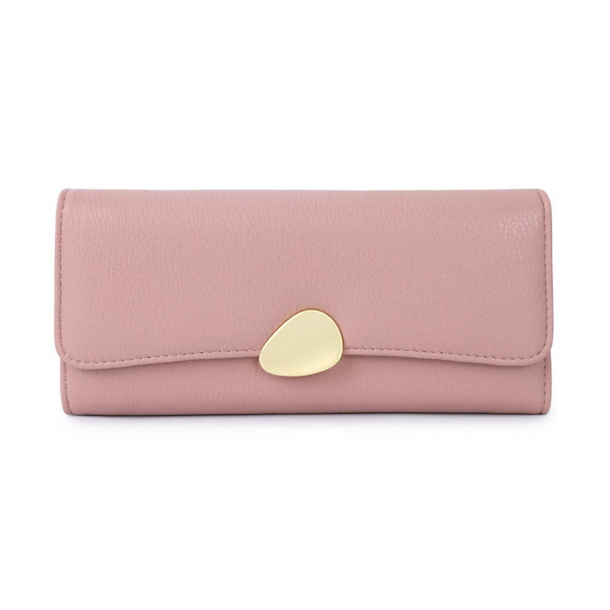 CLASSIC LITCHI PATTERN HASP WALLET_CWAB1651
