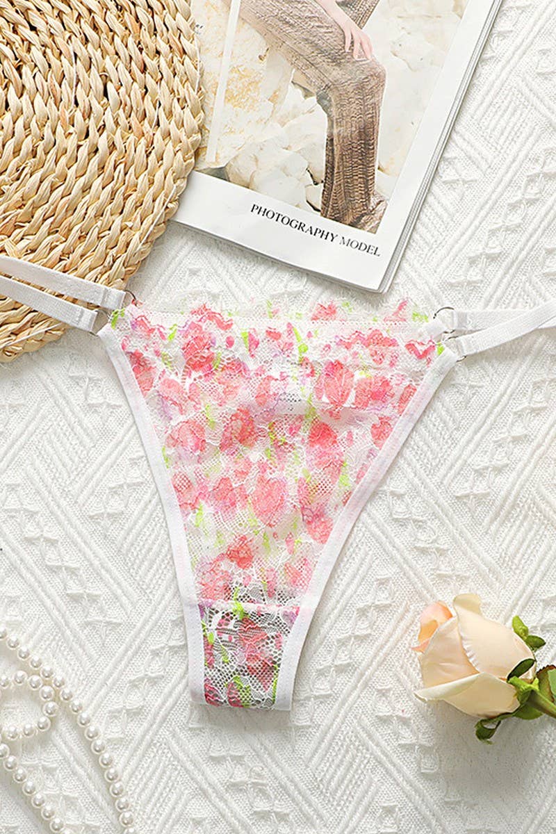 CWSPJ00465_SEXY SHEER LACE BREATHABLE BIKINI PANTIES