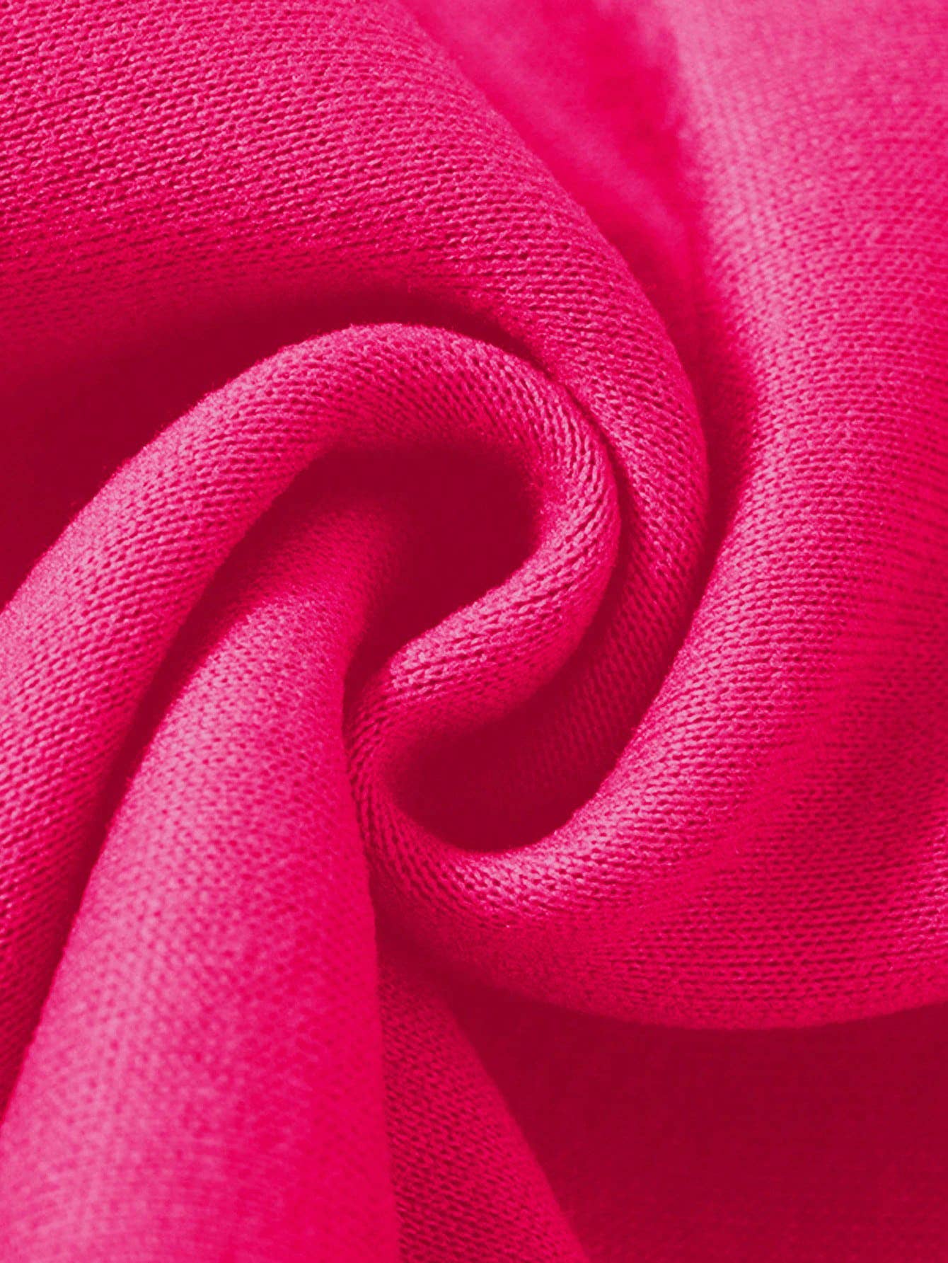 ELASTIC-WAISTED COLOR-MATCHED WIDE-LEG PANTS