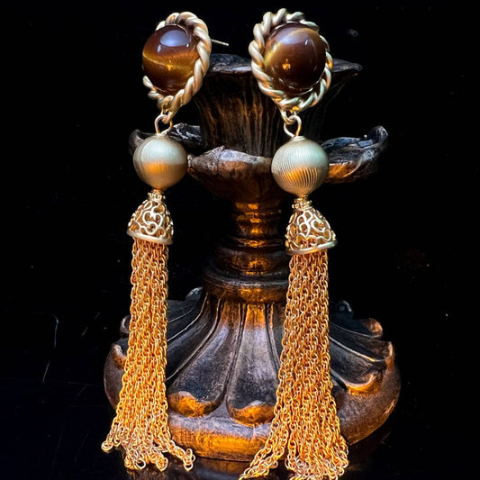 EXQUISITE TASSEL DROP EARRINGS_CWAJE1120