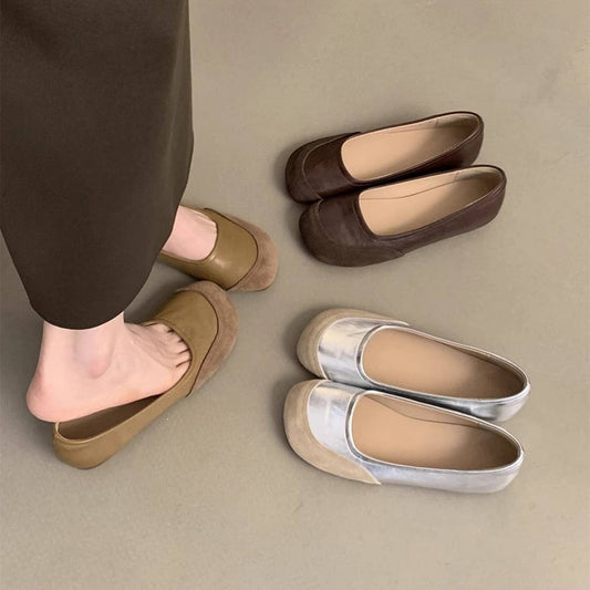 Retro Round Toe Slip-On Loafers for Women_CWSHF0113