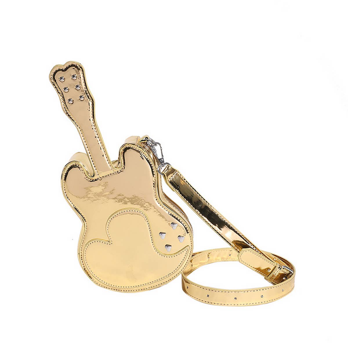 FASHION VIOLIN SHAPE CHAIN SHOULDER BAG_CWAB0995
