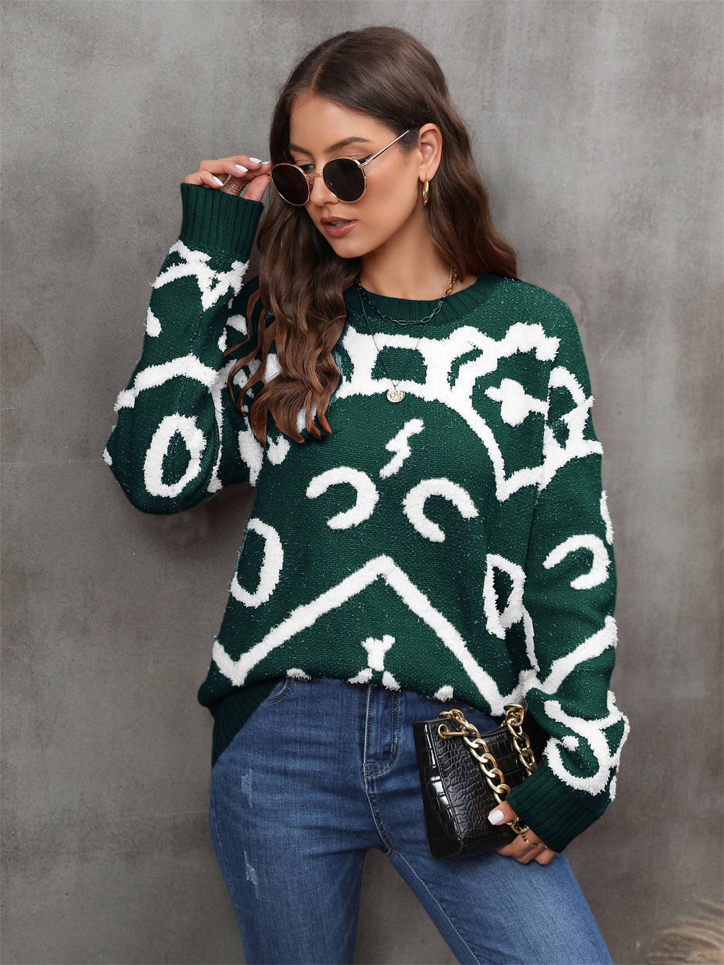 CHRISTMAS SWEATER FASHION KNIT PULLOVER SWEATER