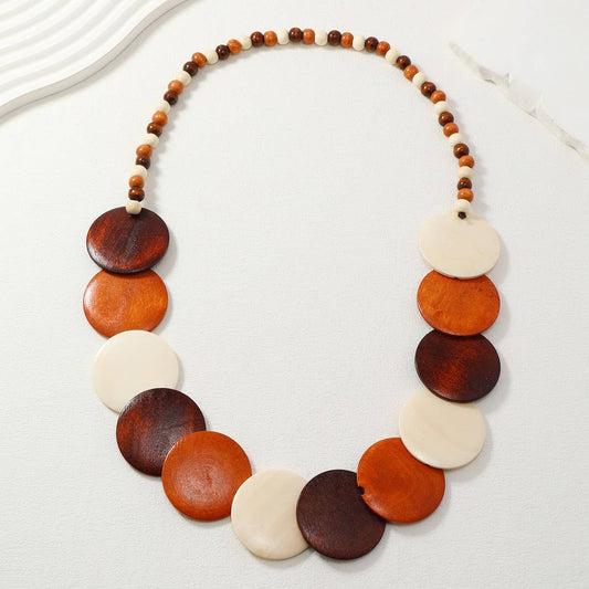 RETRO ETHNIC STYLE HAND-WOVEN BEADED NECKLACE_CWMM4441