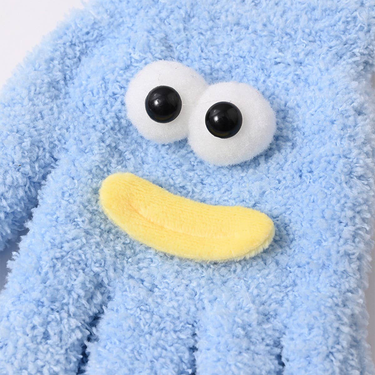 CWAG0283_CORAL FLEECE CARTOON KNITTED WOMEN'S GLOVES