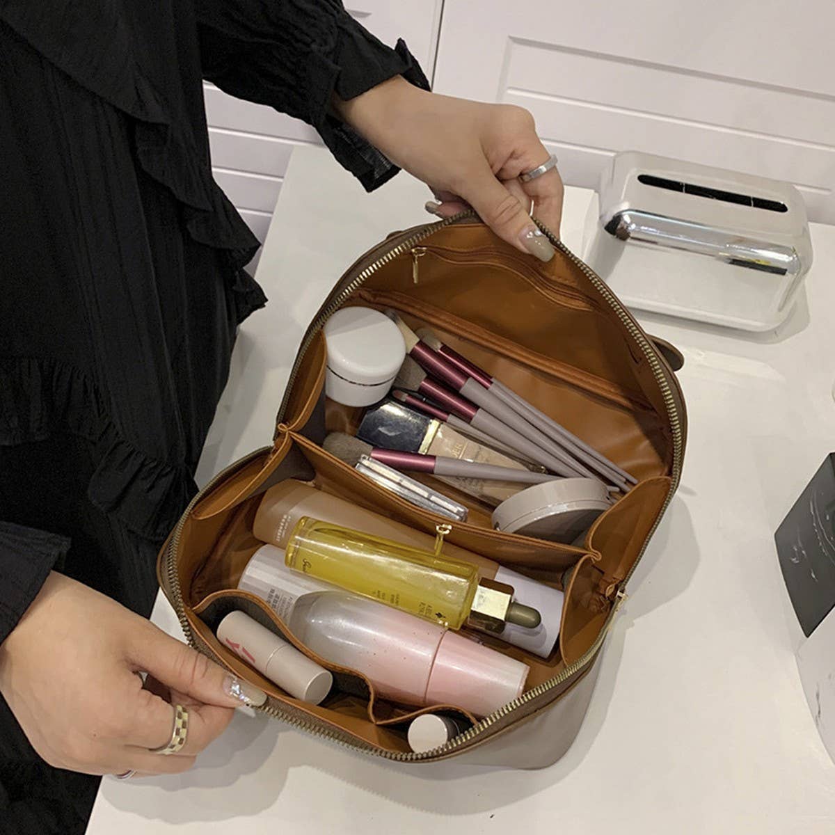 NEW FASHION HIGH-END PORTABLE COSMETIC BAG_CWAB4377