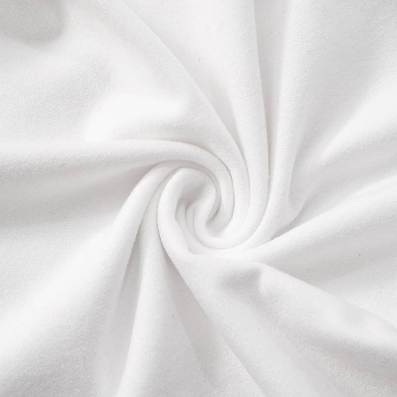 DIAGONAL NECK PLEATED WAIST SOLID COLOR T-SHIRT