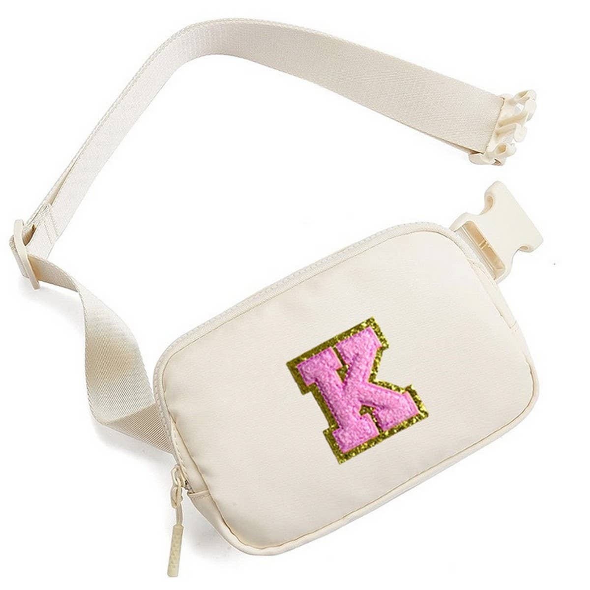 Nylon Letter Belt Bag??Adjustable Sport Waist Pack_CUAB0281