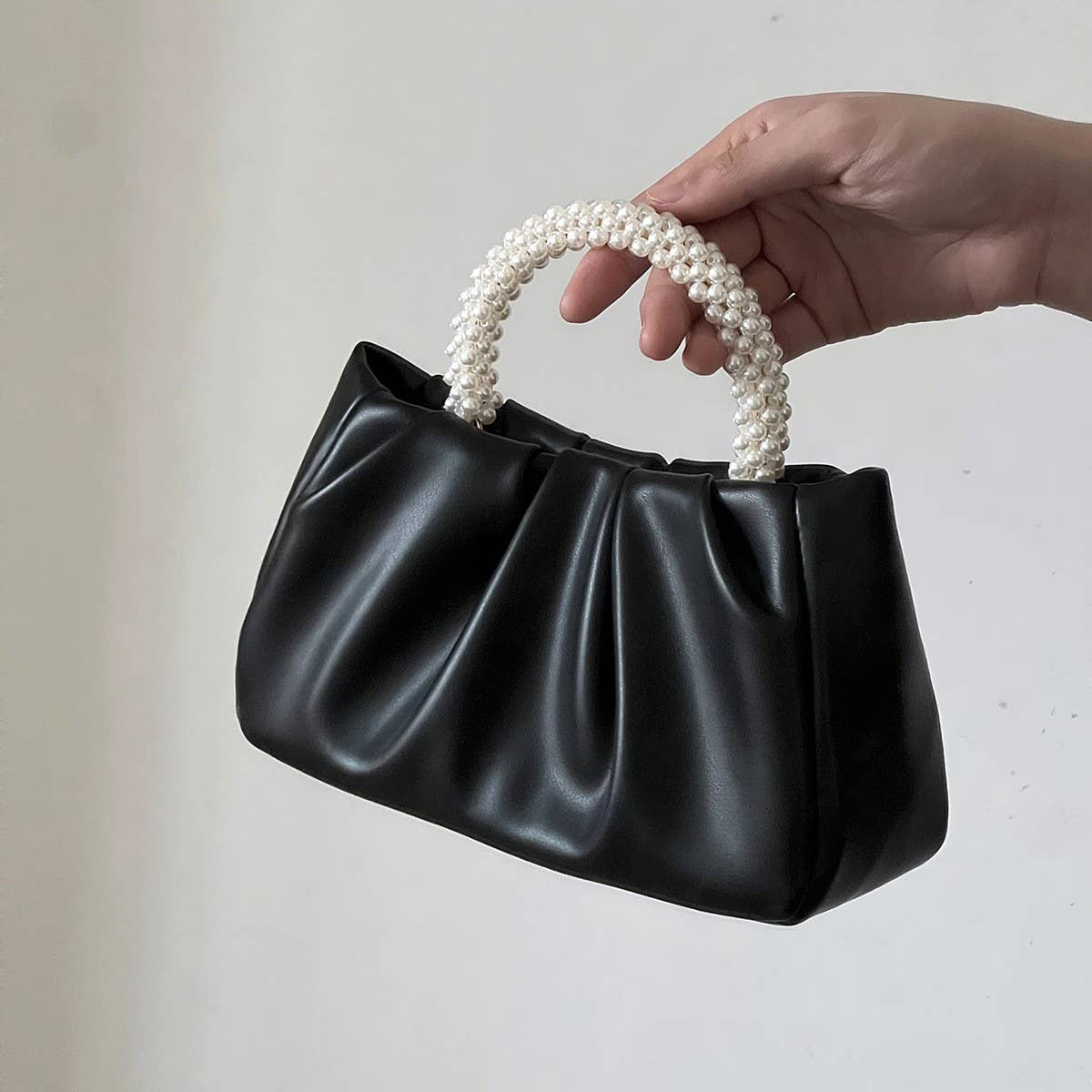 CWAB4845_FASHION PLEATED SWEET HANDBAG EVENING BAG