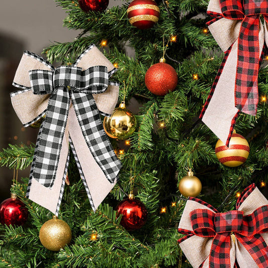 CWMM10216_ST. PATRICKS CHRISTMAS RIBBON BOW TREE TOP DECOR
