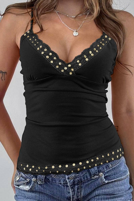 CWTHT00013_SEXY SOLID COLOR V-NECK CAMISOLE