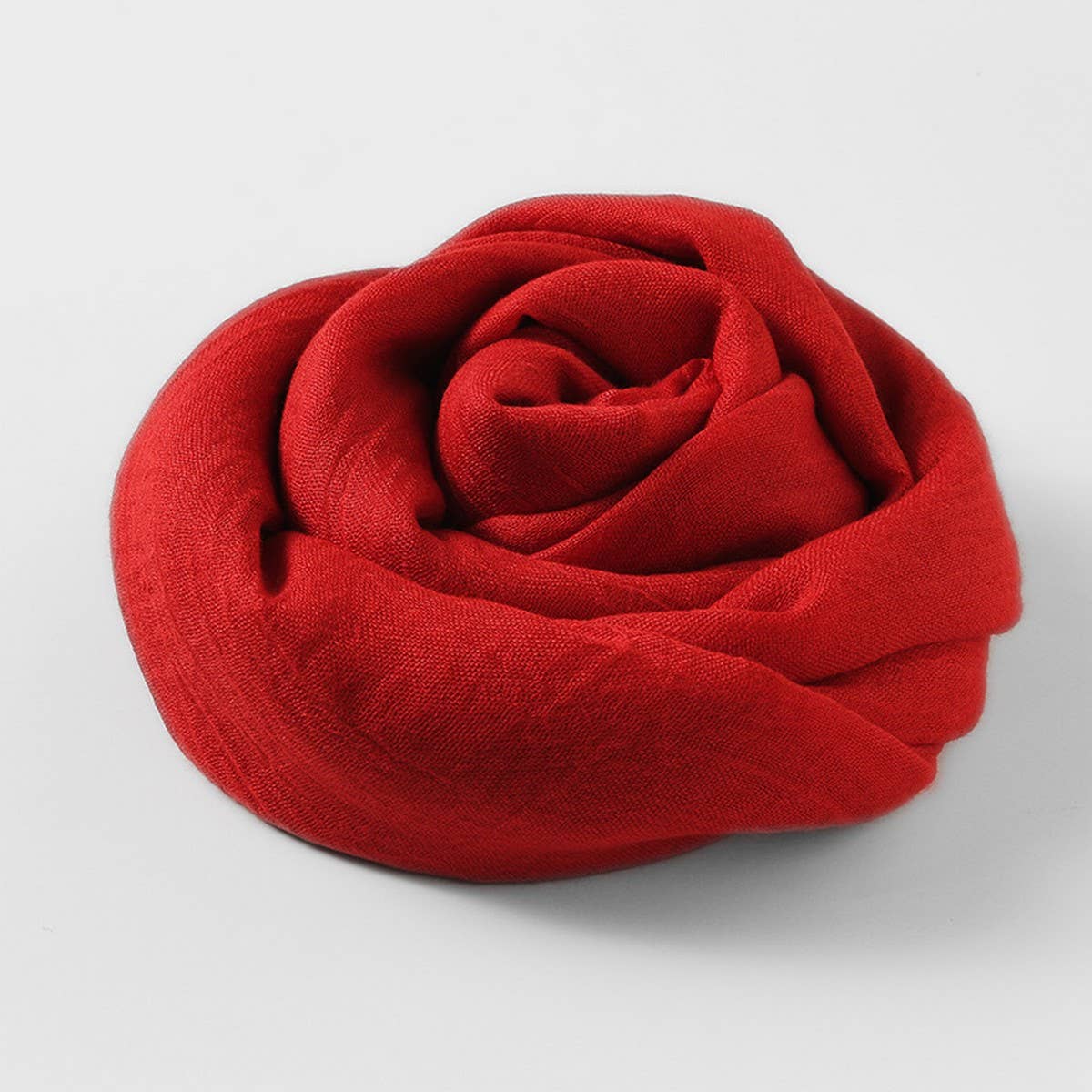 SOLID COLOR LONG LIGHTWEIGHT SCARF WRAP SHAWL_CWASC0204