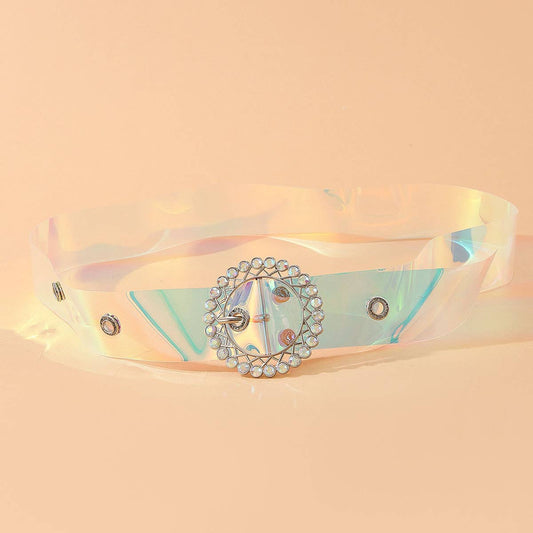 Diamond punk fashion acrylic belt