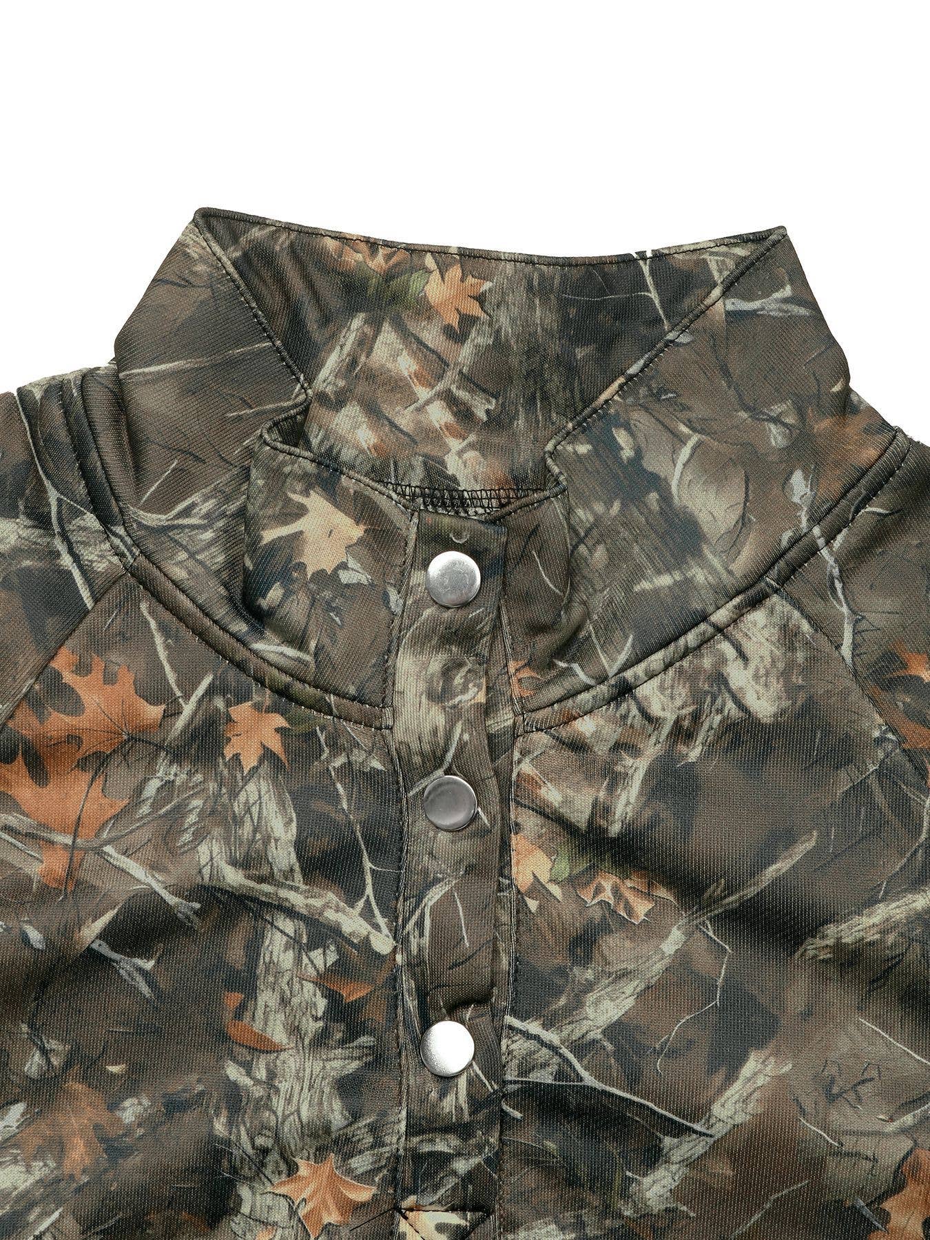 Casual plant and floral printed pullover hoodie