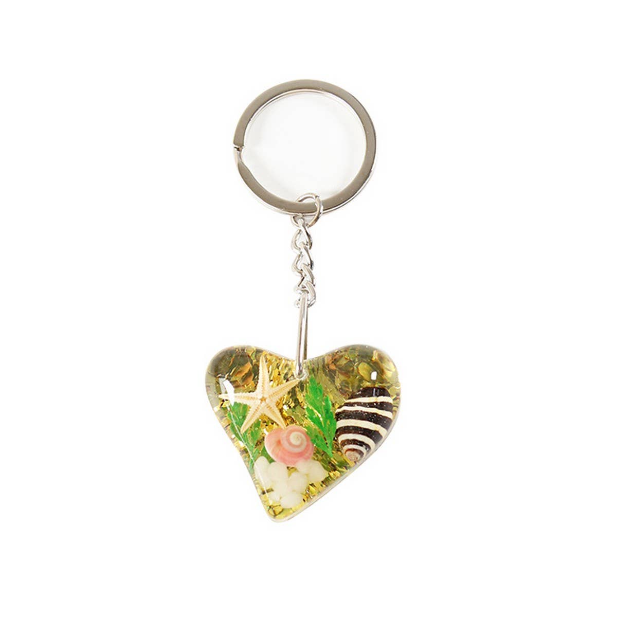 NEW OCEAN SERIES METAL CAR KEYCHAIN PENDANT