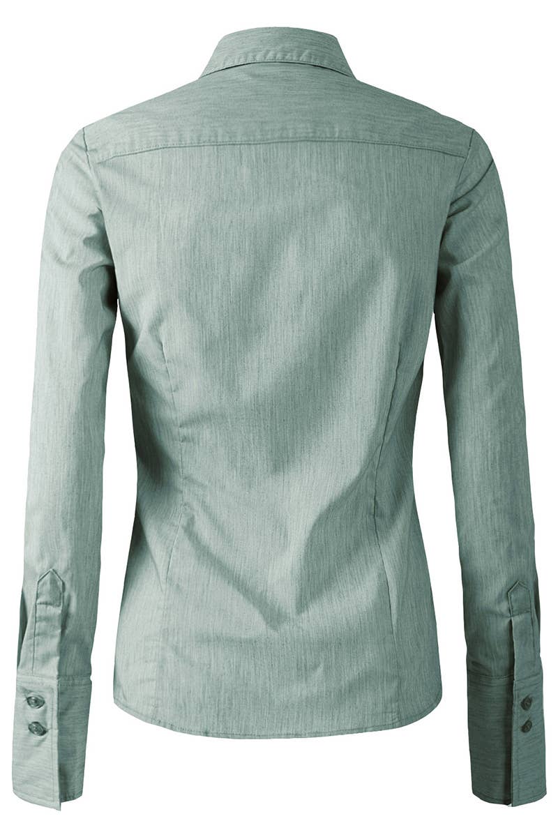 CWTDSL028_Button Down Long Sleeve Collared Shirts