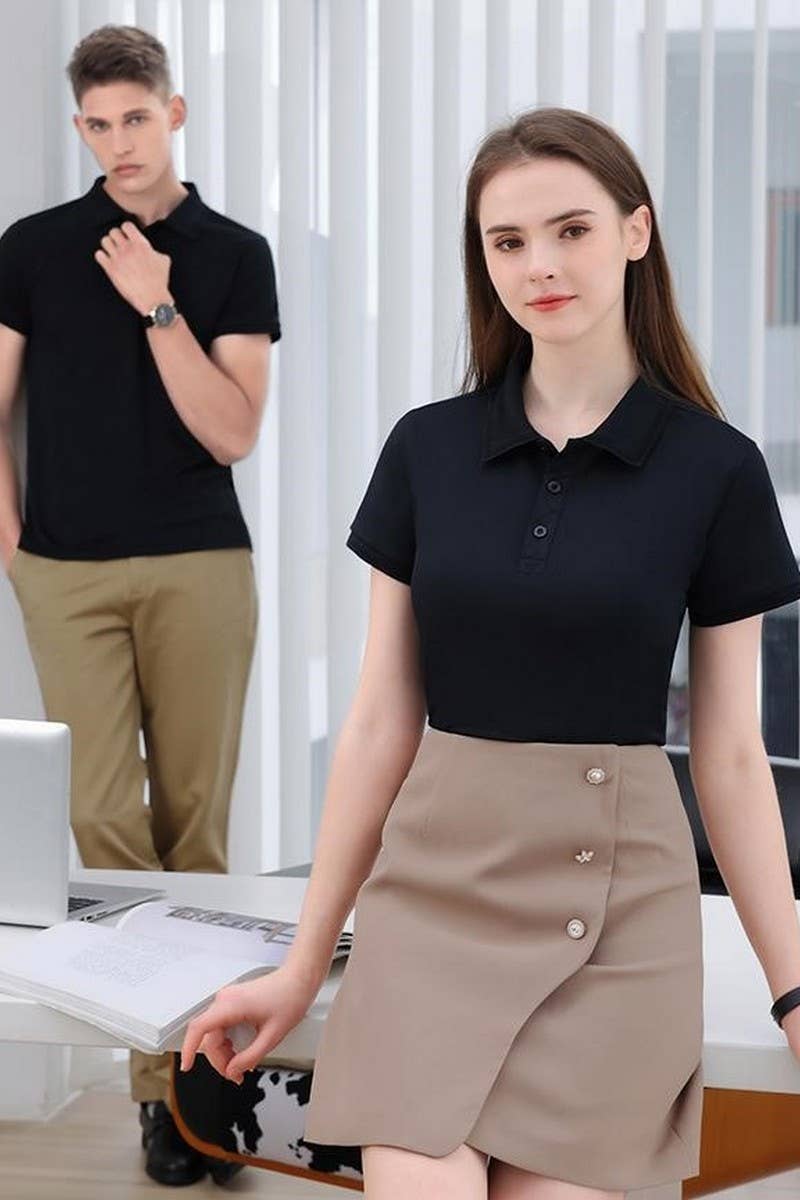 CWTBLS02429_WORKWEAR COLLARED SHORT SLEEVE POLO T-SHIRT