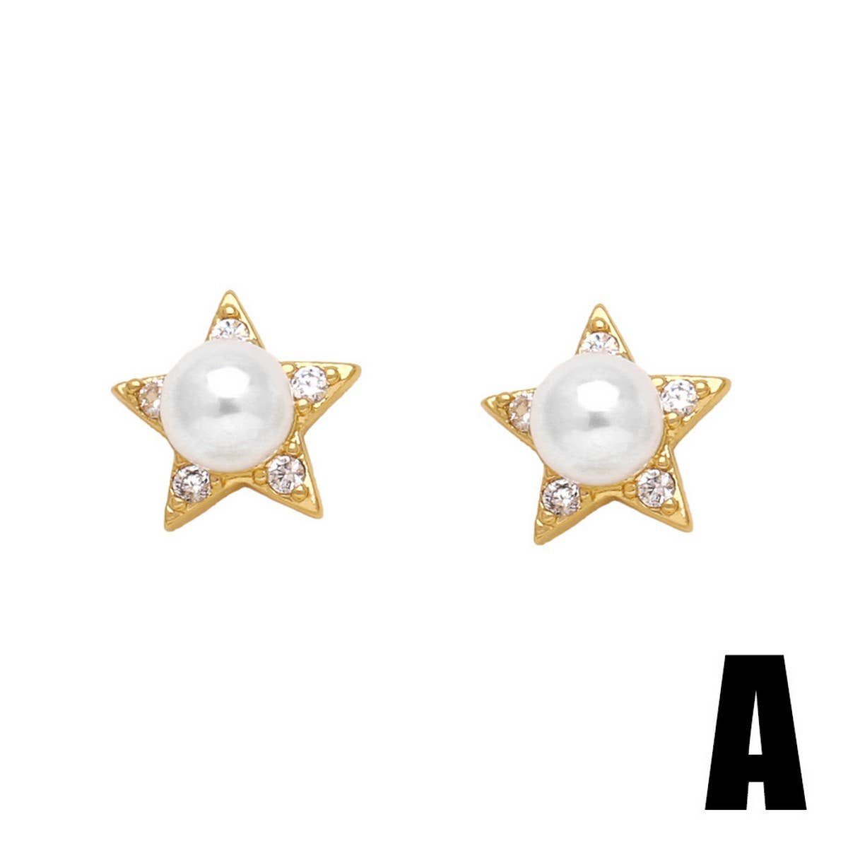FASHIONABLE ZIRCON INLAID BEE EARRINGS