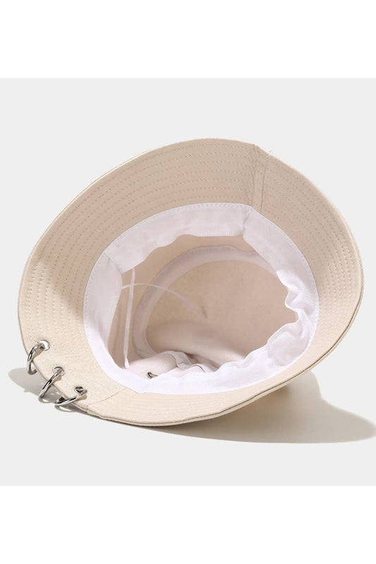CLIP DETAILED CASUAL BUCKET HAT_CWAH0411