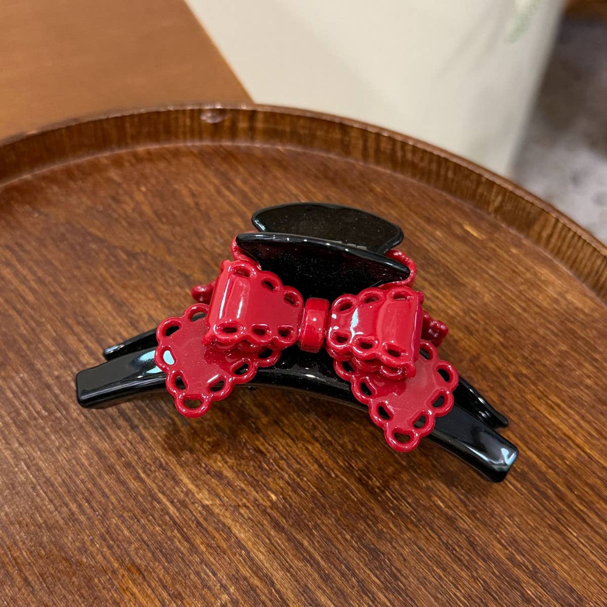 CWAHA4521_SWEET LACE BOW HAIR CLIP