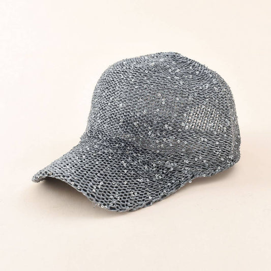 Women?™s Trendy Summer Sequins Baseball Cap Sun Hat CWAH1413
