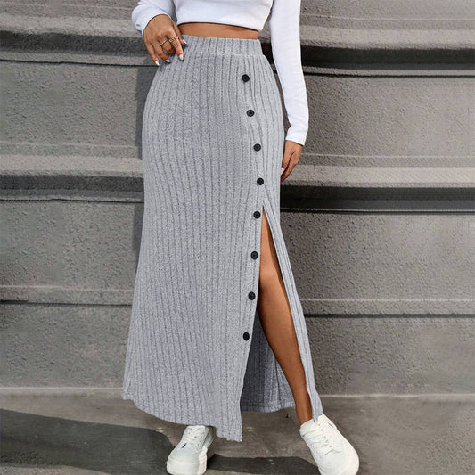 ALL-IN-ONE HIGH-WAIST LOW-HANGING COMMUTER SKIRT