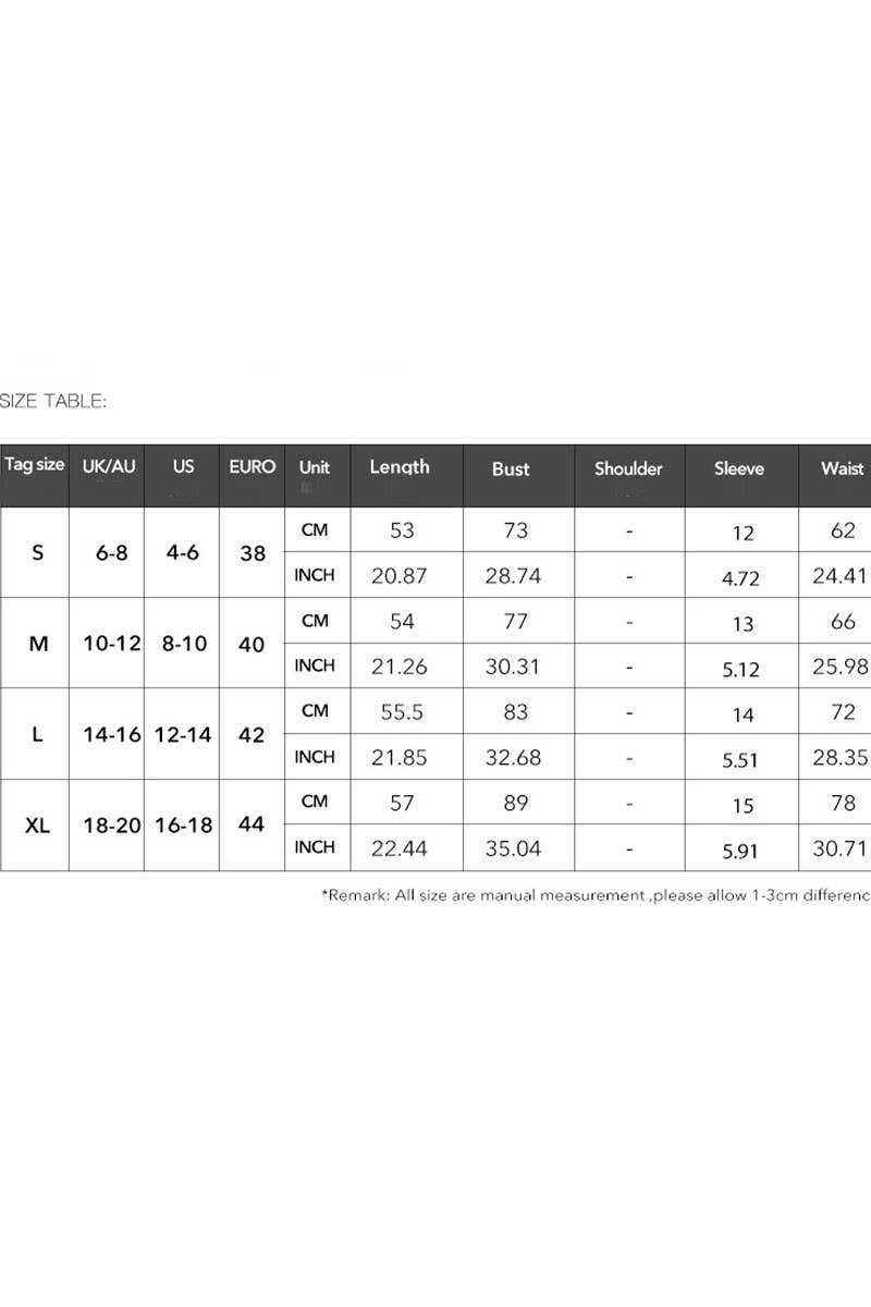 CWTTS1429_SPRING AND SUMMER SEXY SLIM SHORT-SLEEVED T-SHIRT