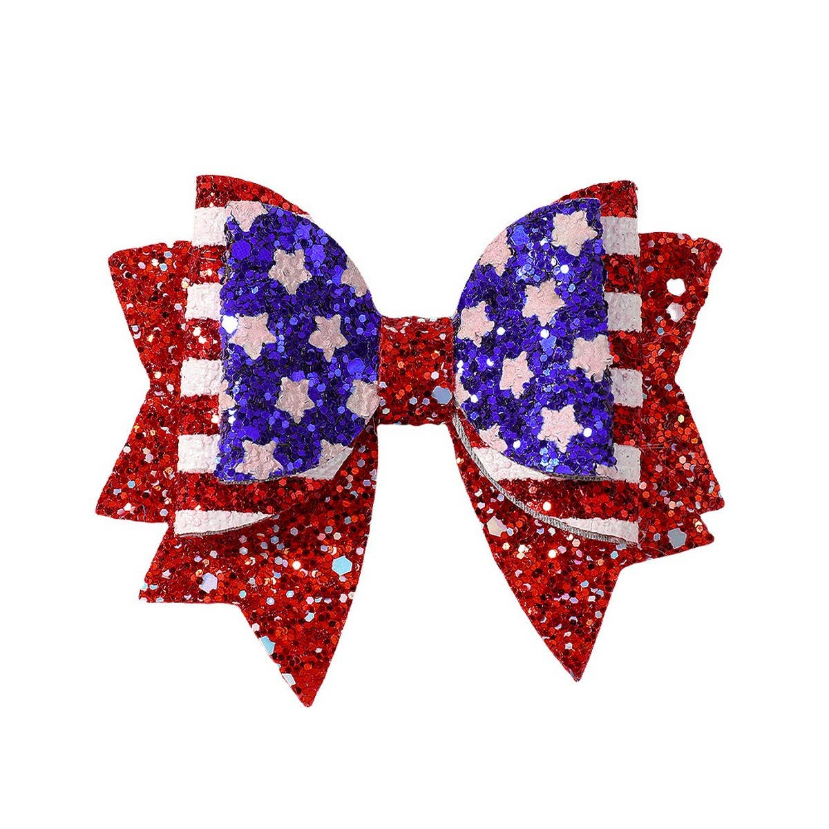 Kids Party Hair Clips with Stars and Bows