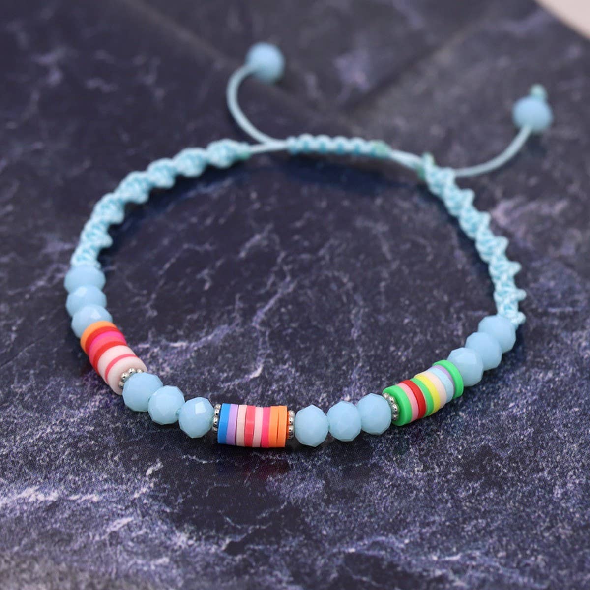 NEW COLORFUL HAND-WOVEN ADJUSTABLE BRACELET