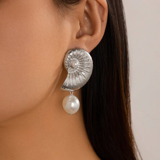 CREATIVE OCEAN VACATION STYLE BEACH EARRINGS