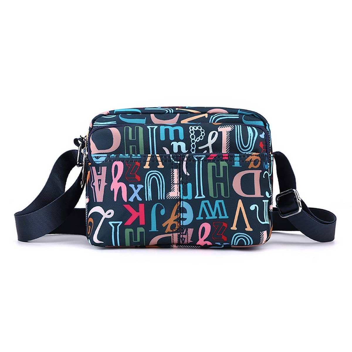 NYLON LARGE CAPACITY SHOULDER MESSENGER BAG_CWAB3487