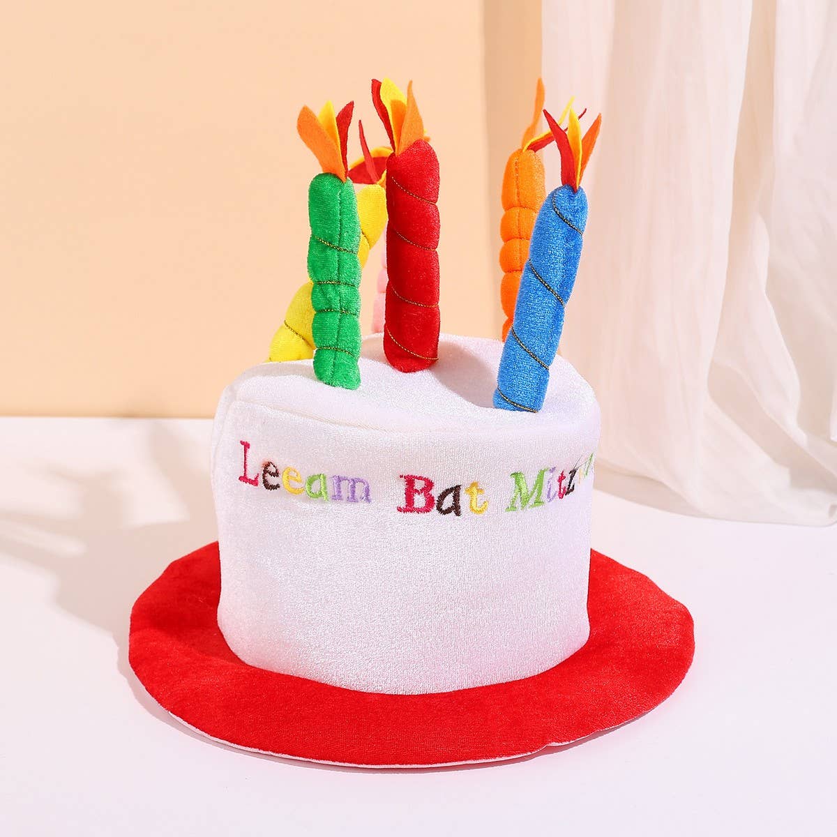 CWAH4044CHRISTMAS DECORATION HAT CAKE CANDLE HAT