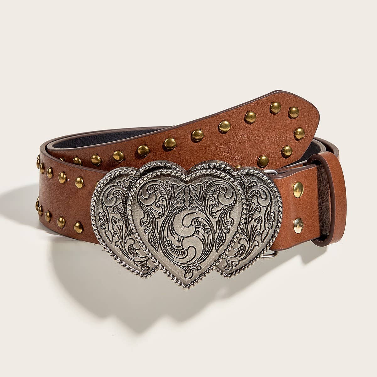 CWABE0561_PUNK HEART TOOL BELT WITH RIVETS