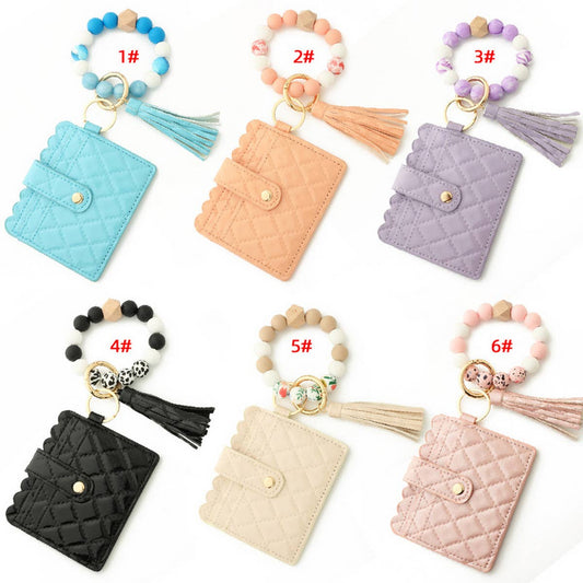 DIAMOND GEOMETRIC WALLET KEYCHAIN