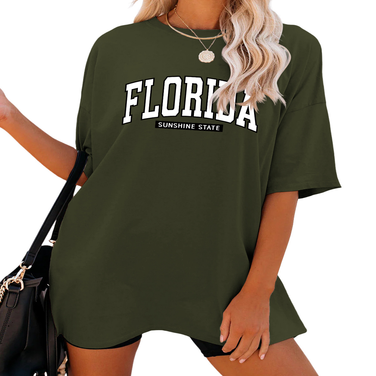 Loose Fit Long T-Shirt for Women, Casual Style