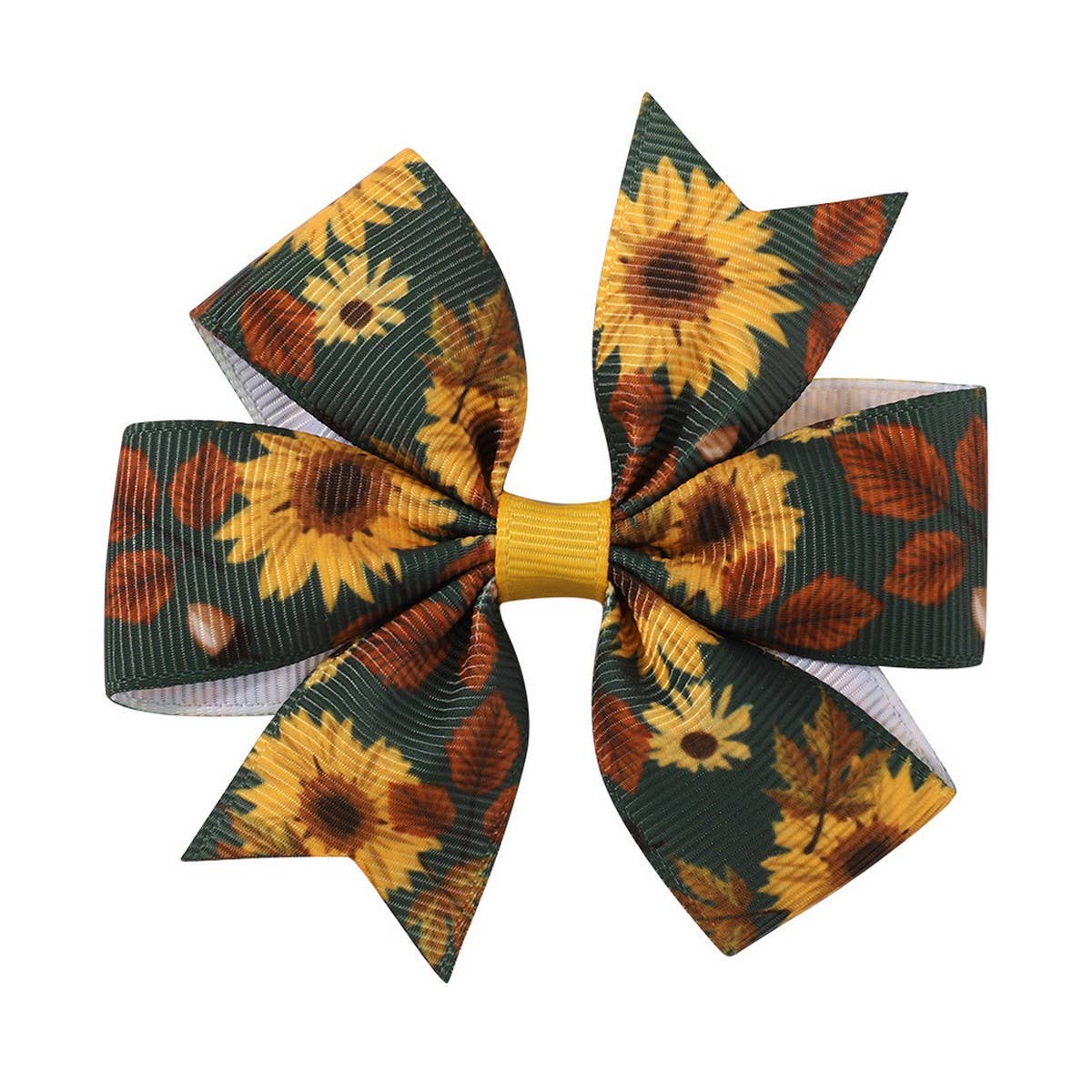Thanksgiving Turkey Pumpkin Tail Hair Clip