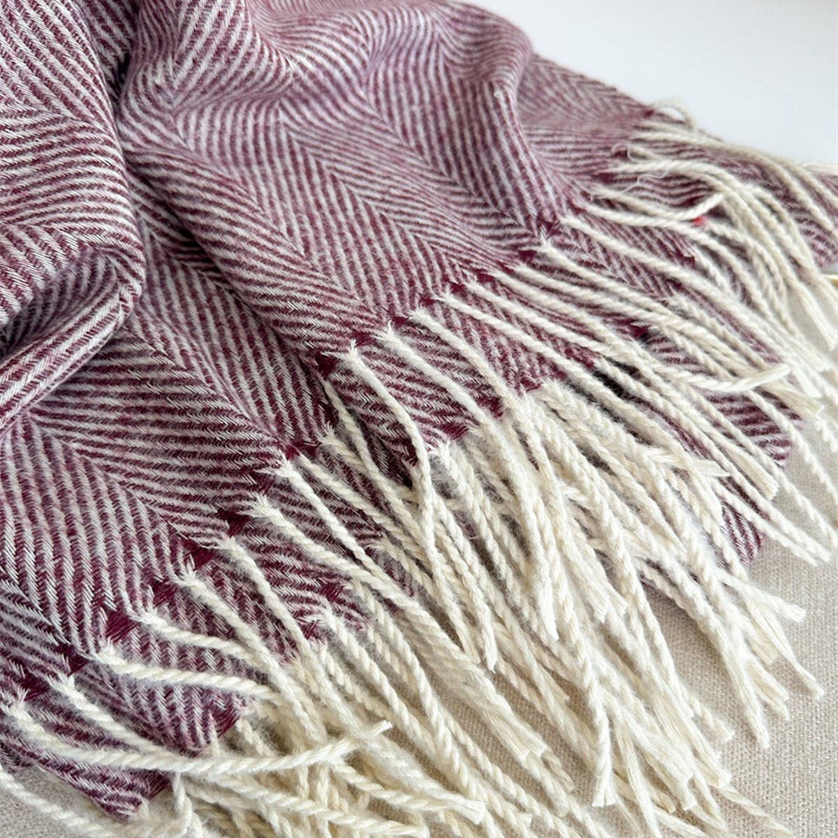 Cozy Water Ripple Wrap Scarf for Fall Season