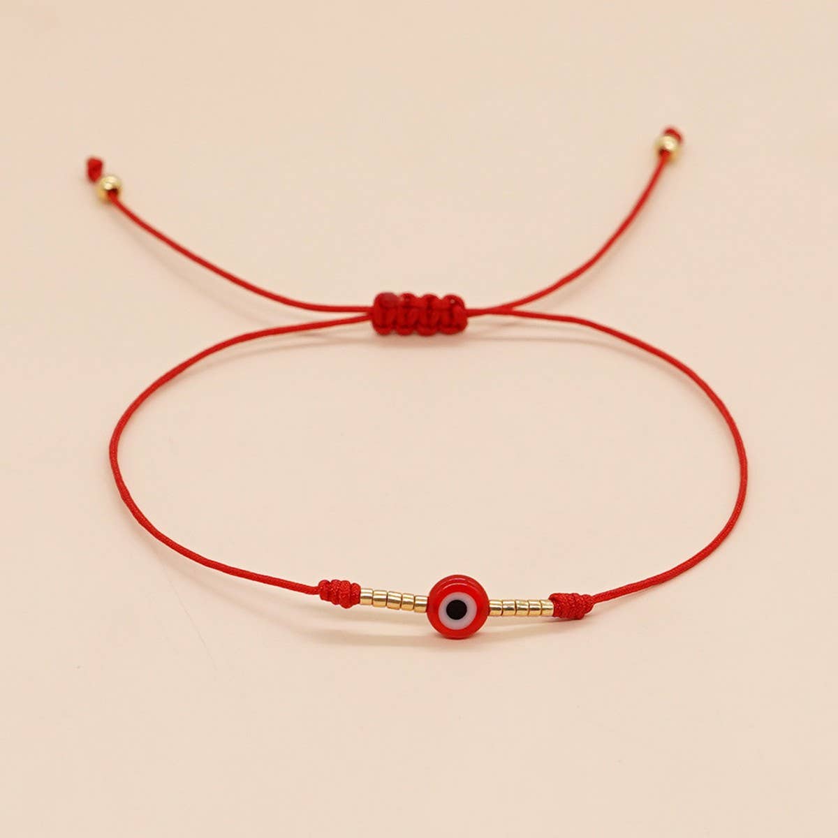 VINTAGE MIYUKI GOLD MILLET BEAD BRACELET_CWAB4636