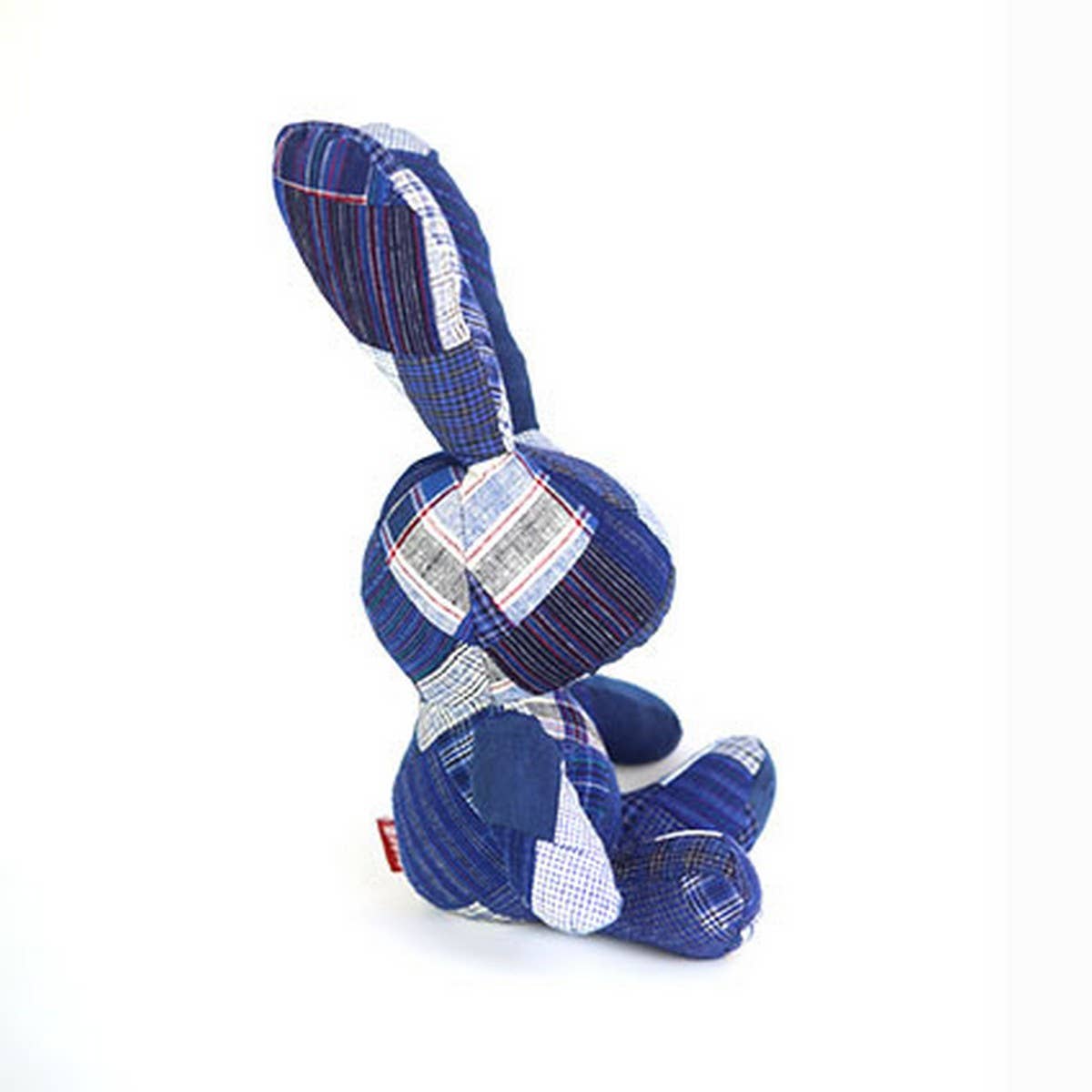 Handmade Indigo Dye Patchwork Fabric Animal Doll