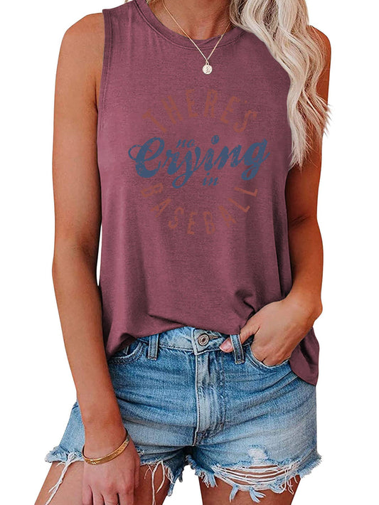 Fashionable loose there's no crying vest