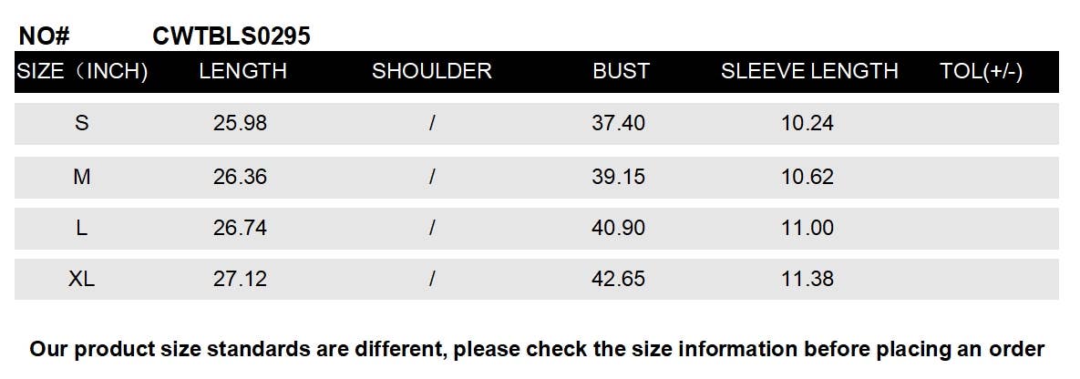 CWTBLS0295_Sweetheart Neck Shirt Sleeve Top